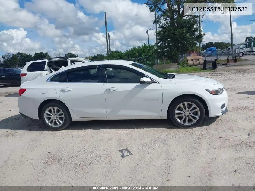 1G1ZD5ST6JF137533 2018 Chevrolet Malibu Lt