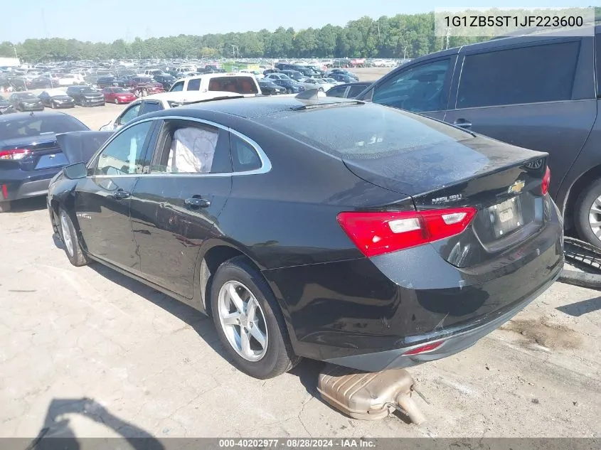 2018 Chevrolet Malibu 1Ls VIN: 1G1ZB5ST1JF223600 Lot: 40202977