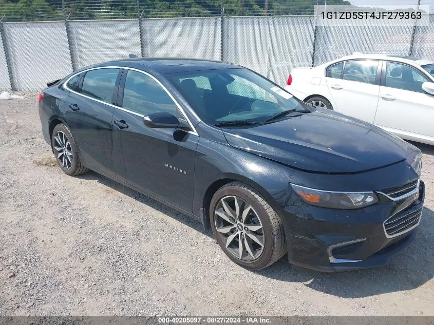 2018 Chevrolet Malibu Lt VIN: 1G1ZD5ST4JF279363 Lot: 40205097