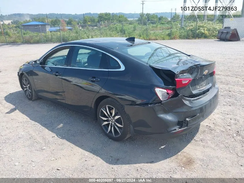 2018 Chevrolet Malibu Lt VIN: 1G1ZD5ST4JF279363 Lot: 40205097