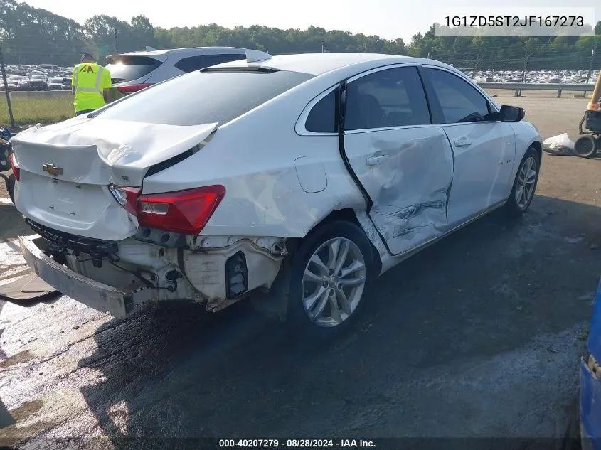 2018 Chevrolet Malibu Lt VIN: 1G1ZD5ST2JF167273 Lot: 40207279