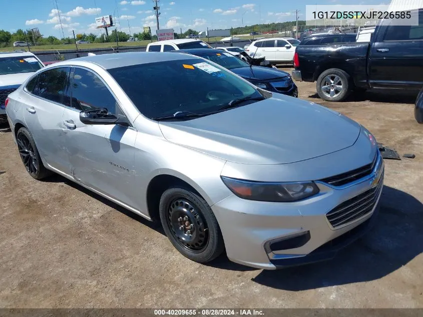 2018 Chevrolet Malibu Lt VIN: 1G1ZD5STXJF226585 Lot: 40209655