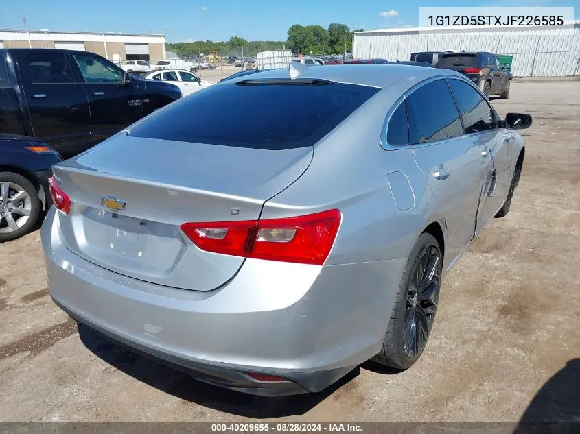 2018 Chevrolet Malibu Lt VIN: 1G1ZD5STXJF226585 Lot: 40209655