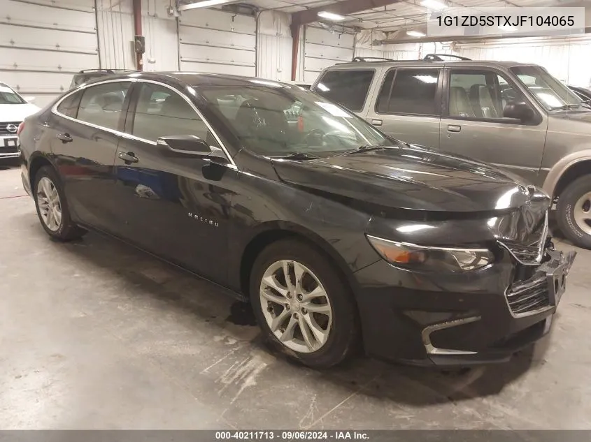 2018 Chevrolet Malibu Lt VIN: 1G1ZD5STXJF104065 Lot: 40211713