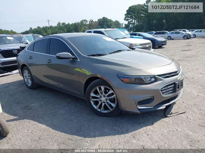 2018 Chevrolet Malibu Lt VIN: 1G1ZD5ST2JF121684 Lot: 40218064