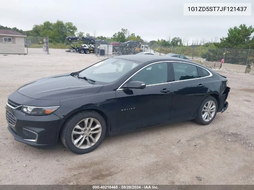 2018 Chevrolet Malibu Lt VIN: 1G1ZD5ST7JF121437 Lot: 40218468