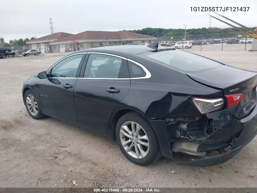 2018 Chevrolet Malibu Lt VIN: 1G1ZD5ST7JF121437 Lot: 40218468