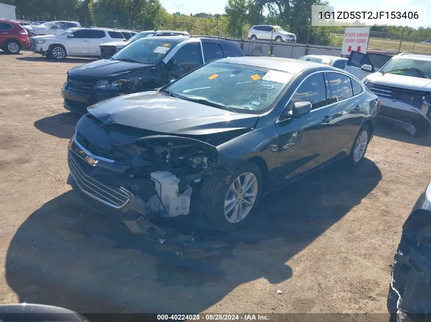 2018 Chevrolet Malibu Lt VIN: 1G1ZD5ST2JF153406 Lot: 40224025