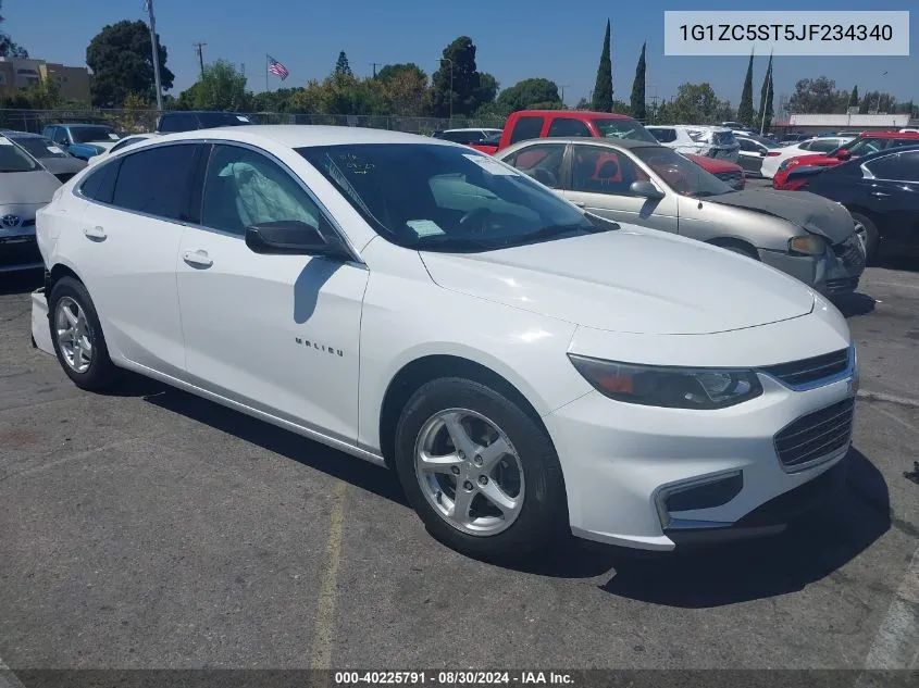 2018 Chevrolet Malibu 1Fl VIN: 1G1ZC5ST5JF234340 Lot: 40225791