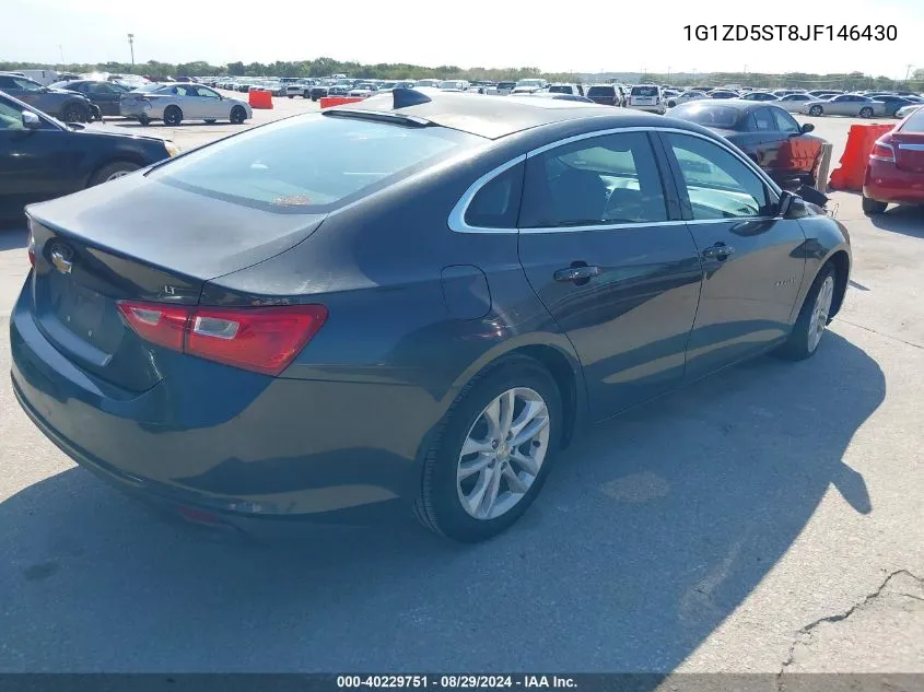 1G1ZD5ST8JF146430 2018 Chevrolet Malibu Lt