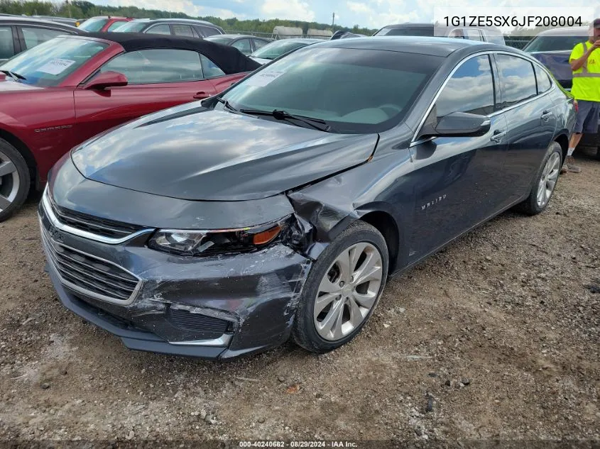 2018 Chevrolet Malibu Premier VIN: 1G1ZE5SX6JF208004 Lot: 40240662