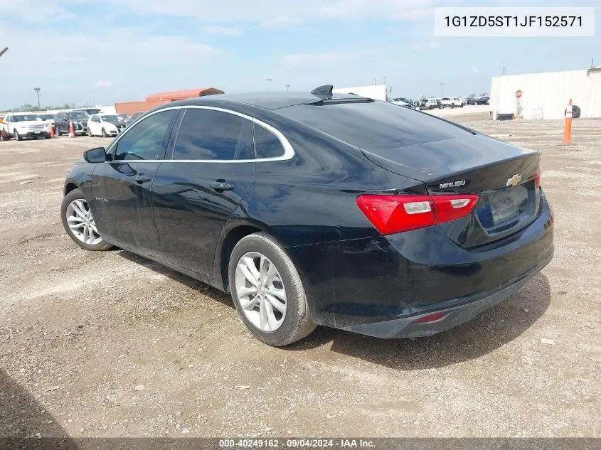 2018 Chevrolet Malibu Lt VIN: 1G1ZD5ST1JF152571 Lot: 40249162