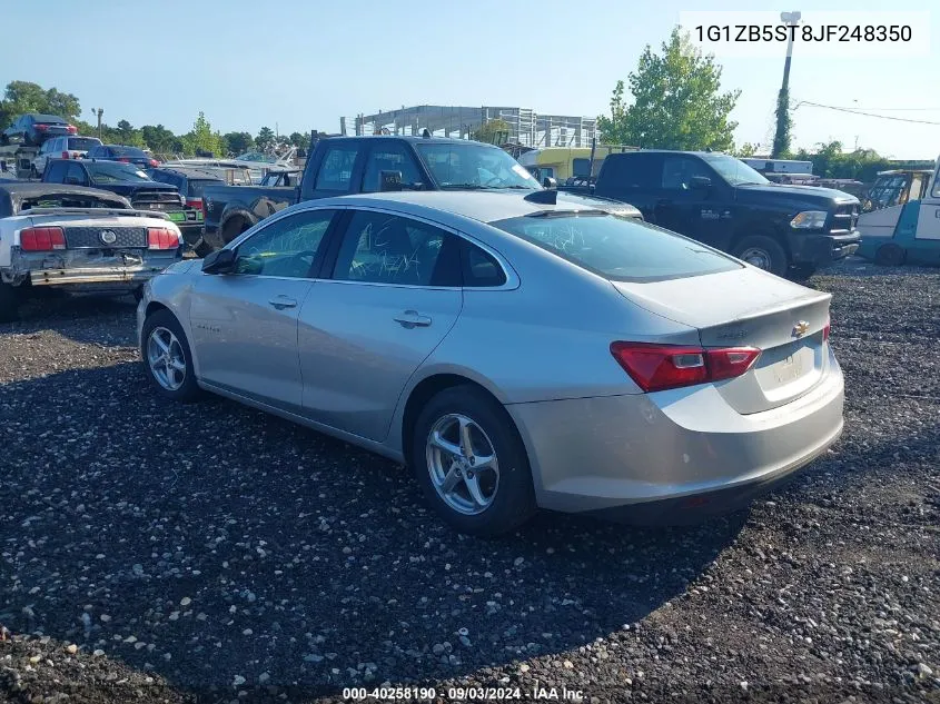 2018 Chevrolet Malibu 1Ls VIN: 1G1ZB5ST8JF248350 Lot: 40258190