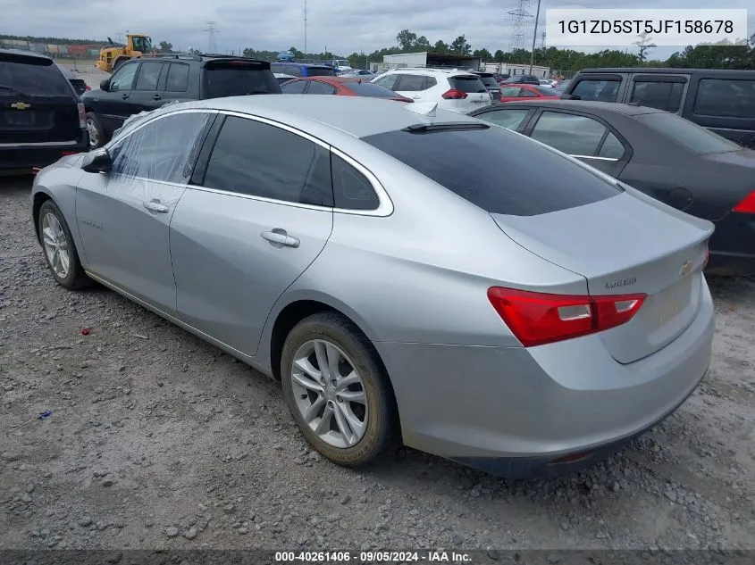 2018 Chevrolet Malibu Lt VIN: 1G1ZD5ST5JF158678 Lot: 40261406