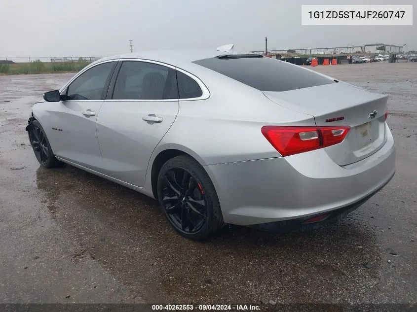 1G1ZD5ST4JF260747 2018 Chevrolet Malibu Lt