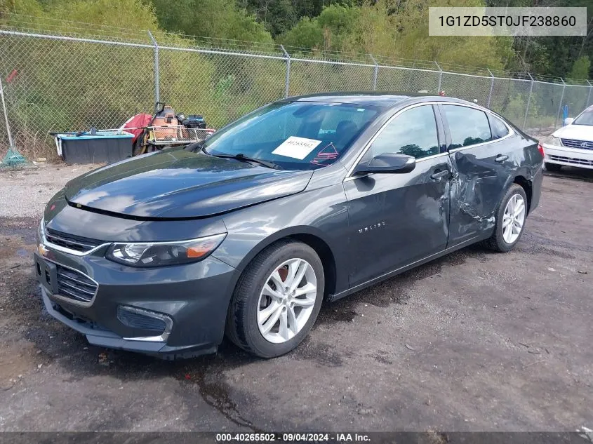 2018 Chevrolet Malibu Lt VIN: 1G1ZD5ST0JF238860 Lot: 40265502