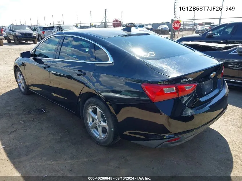 1G1ZB5ST7JF251949 2018 Chevrolet Malibu 1Ls