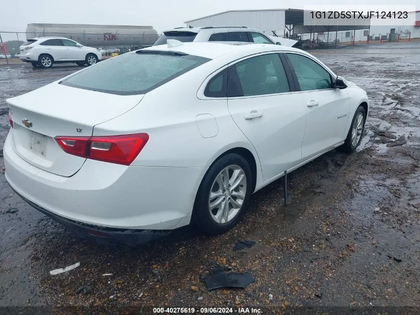 2018 Chevrolet Malibu Lt VIN: 1G1ZD5STXJF124123 Lot: 40275619