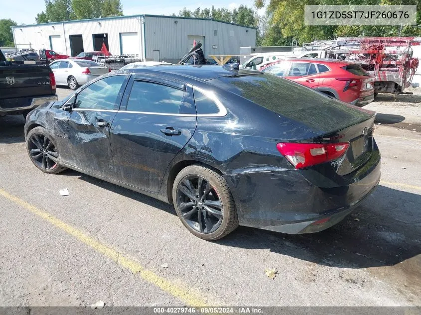 2018 Chevrolet Malibu Lt VIN: 1G1ZD5ST7JF260676 Lot: 40279746