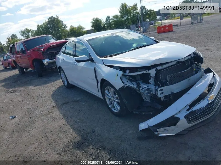 2018 Chevrolet Malibu Lt VIN: 1G1ZD5ST8JF149991 Lot: 40280716