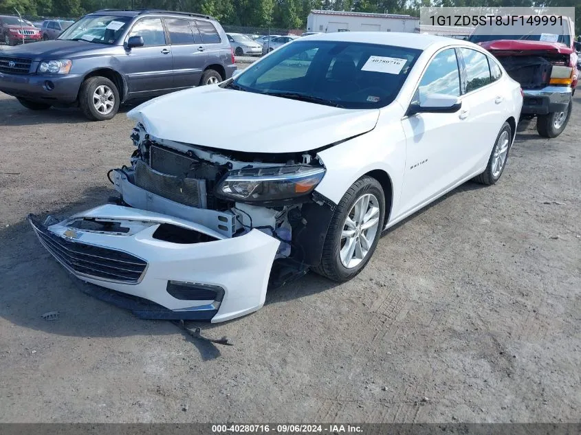 1G1ZD5ST8JF149991 2018 Chevrolet Malibu Lt