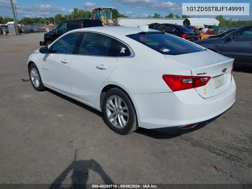 1G1ZD5ST8JF149991 2018 Chevrolet Malibu Lt