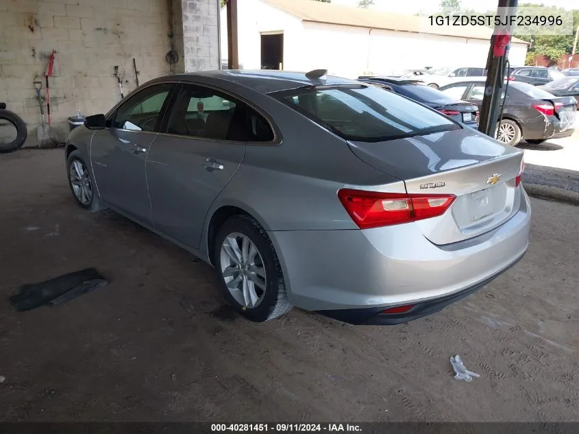 1G1ZD5ST5JF234996 2018 Chevrolet Malibu Lt