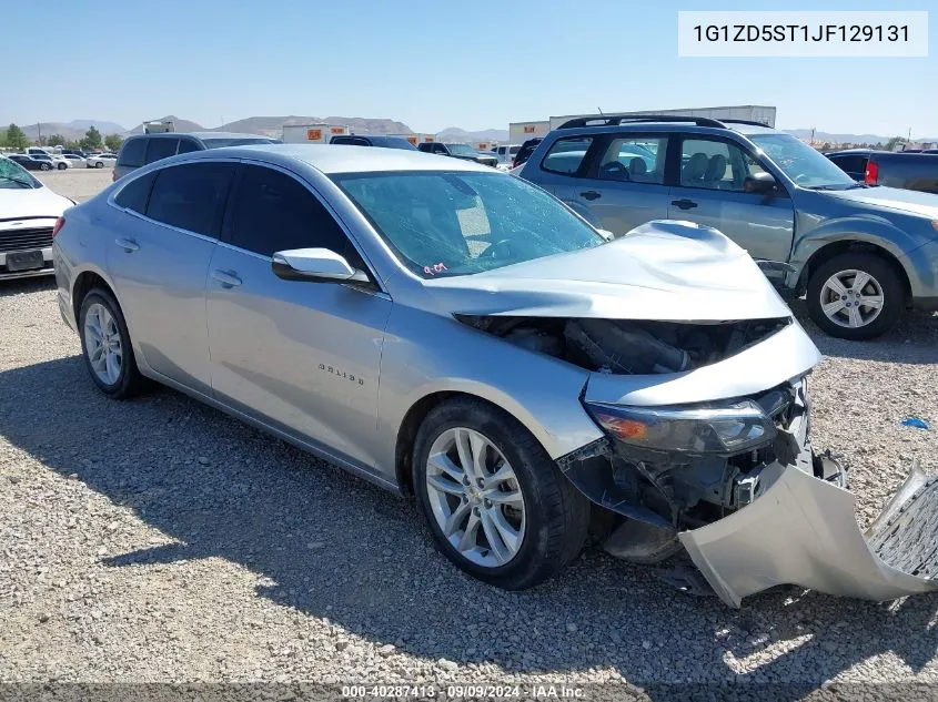 2018 Chevrolet Malibu Lt VIN: 1G1ZD5ST1JF129131 Lot: 40287413