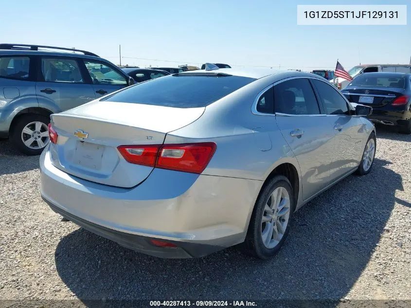 2018 Chevrolet Malibu Lt VIN: 1G1ZD5ST1JF129131 Lot: 40287413