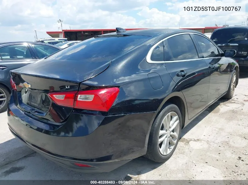 2018 Chevrolet Malibu Lt VIN: 1G1ZD5ST0JF100767 Lot: 40288483