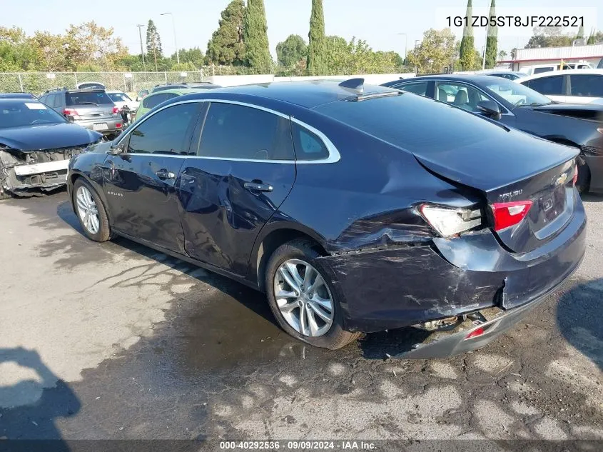 2018 Chevrolet Malibu Lt VIN: 1G1ZD5ST8JF222521 Lot: 40292536