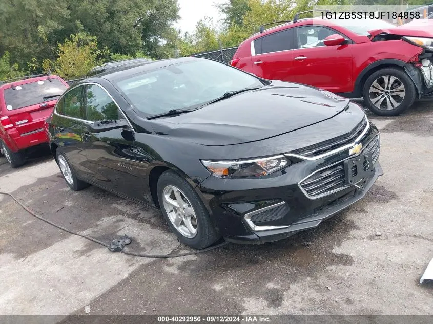 1G1ZB5ST8JF184858 2018 Chevrolet Malibu 1Ls