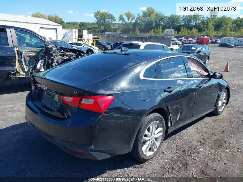 2018 Chevrolet Malibu Lt VIN: 1G1ZD5STXJF102073 Lot: 40297333