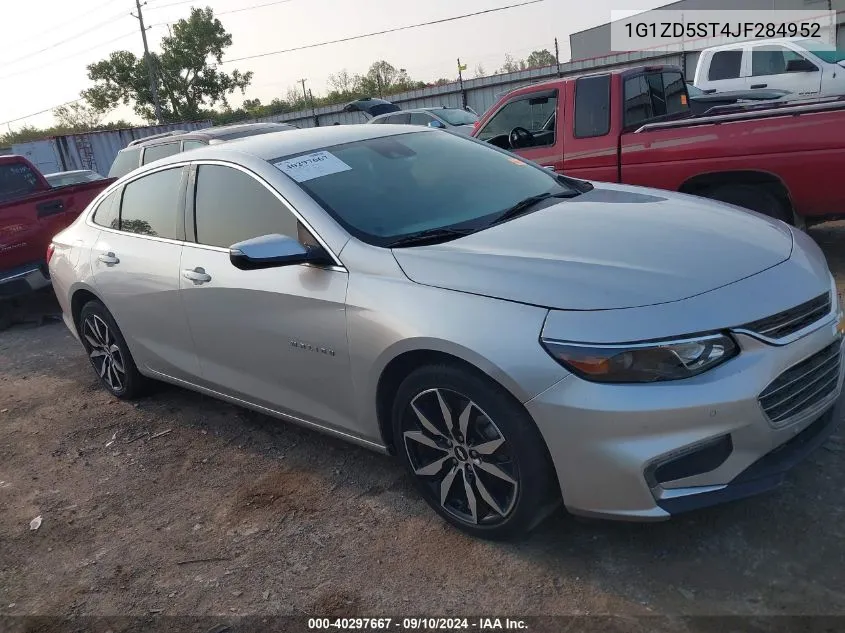 2018 Chevrolet Malibu Lt VIN: 1G1ZD5ST4JF284952 Lot: 40297667