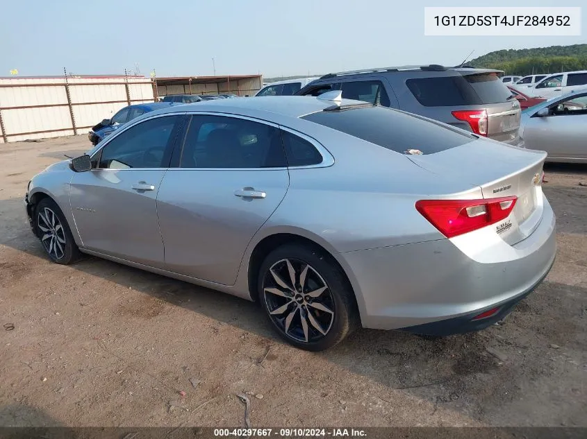 1G1ZD5ST4JF284952 2018 Chevrolet Malibu Lt