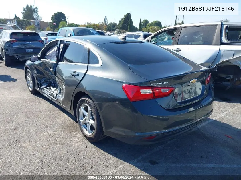 2018 Chevrolet Malibu 1Ls VIN: 1G1ZB5ST9JF215146 Lot: 40300185