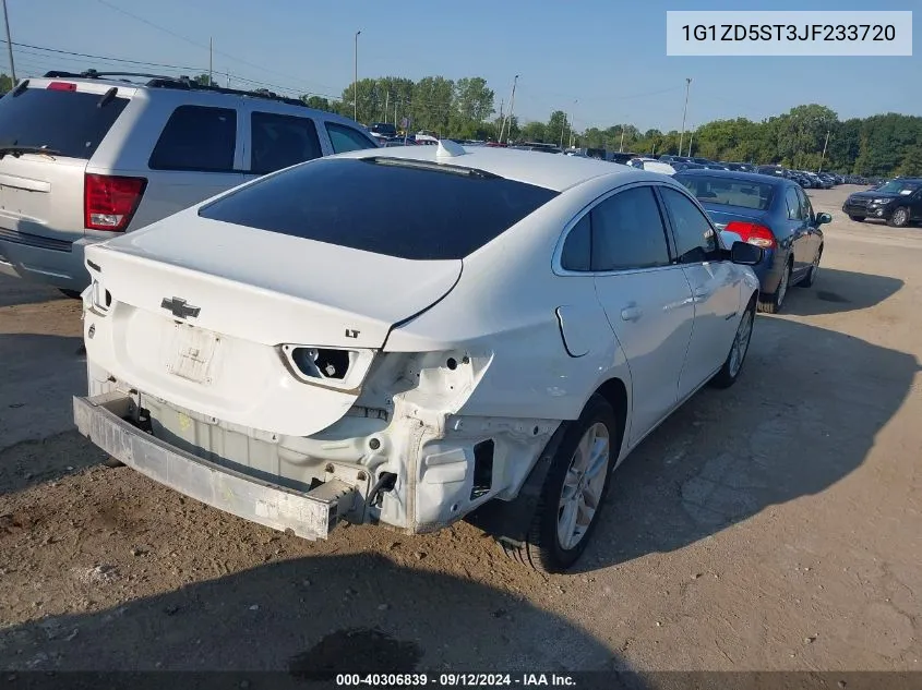 2018 Chevrolet Malibu Lt VIN: 1G1ZD5ST3JF233720 Lot: 40306839