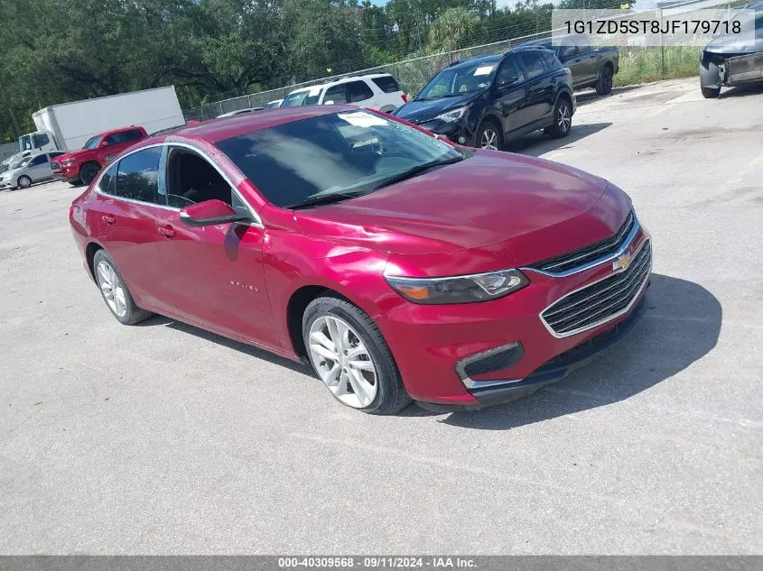 2018 Chevrolet Malibu Lt VIN: 1G1ZD5ST8JF179718 Lot: 40309568