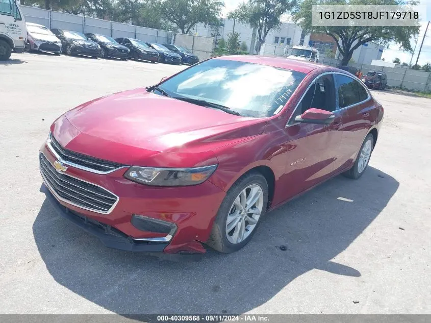 2018 Chevrolet Malibu Lt VIN: 1G1ZD5ST8JF179718 Lot: 40309568