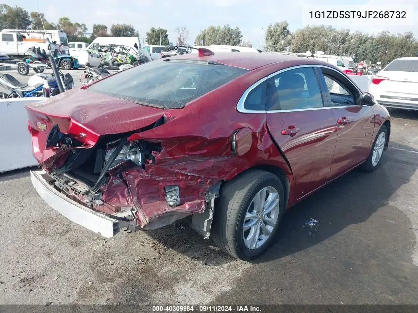 2018 Chevrolet Malibu Lt VIN: 1G1ZD5ST9JF268732 Lot: 40309984