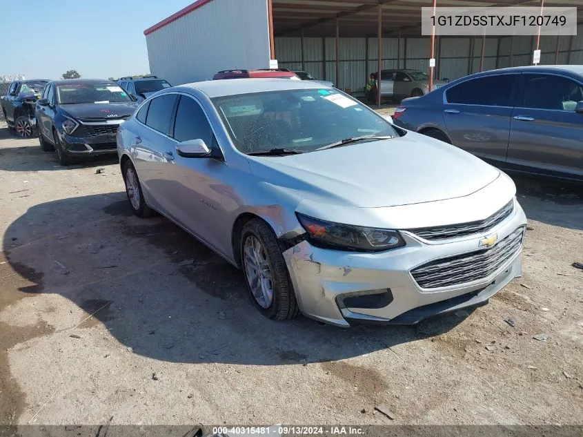 2018 Chevrolet Malibu Lt VIN: 1G1ZD5STXJF120749 Lot: 40315481