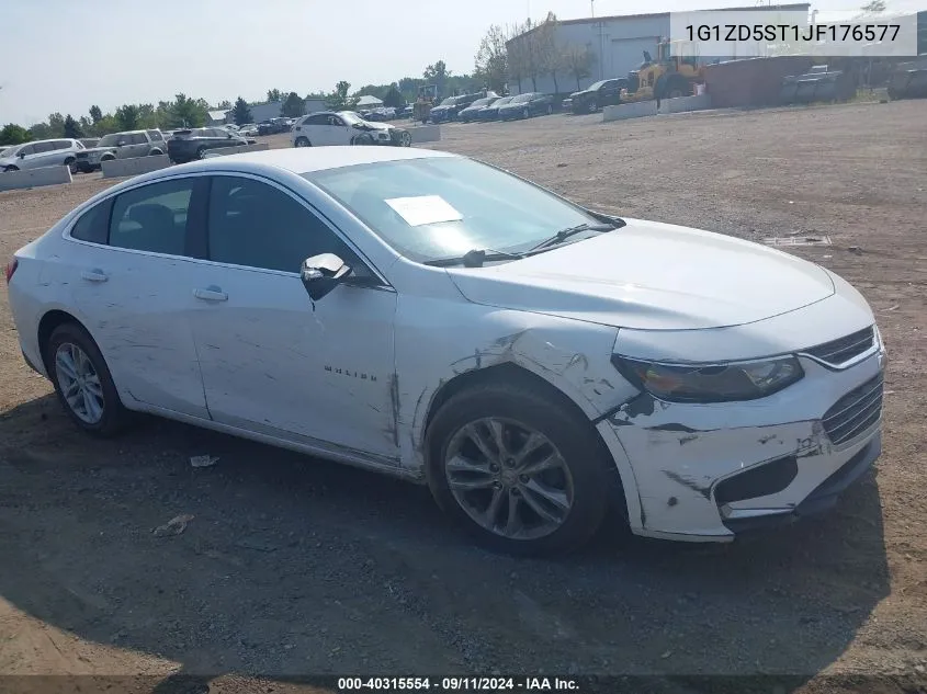 2018 Chevrolet Malibu Lt VIN: 1G1ZD5ST1JF176577 Lot: 40315554