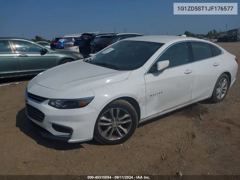 2018 Chevrolet Malibu Lt VIN: 1G1ZD5ST1JF176577 Lot: 40315554