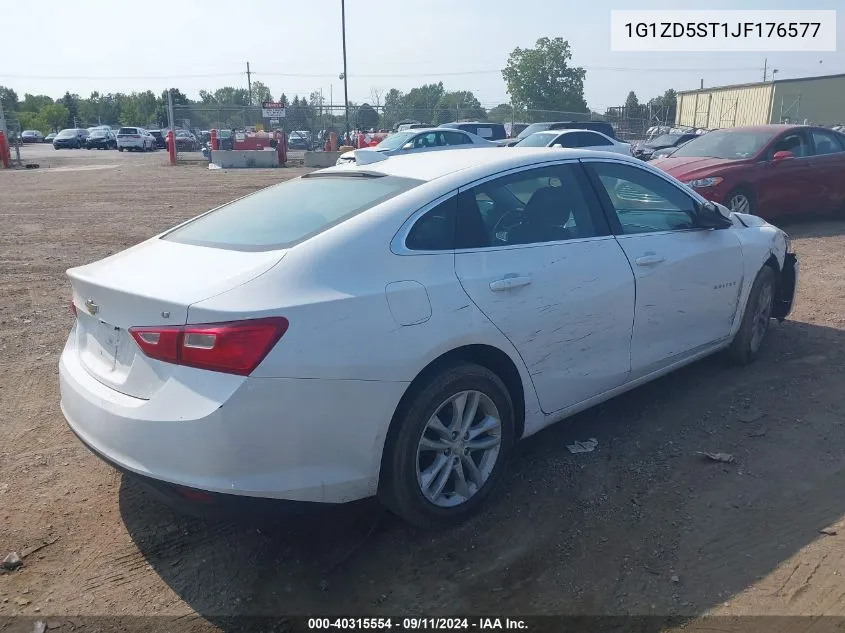 1G1ZD5ST1JF176577 2018 Chevrolet Malibu Lt