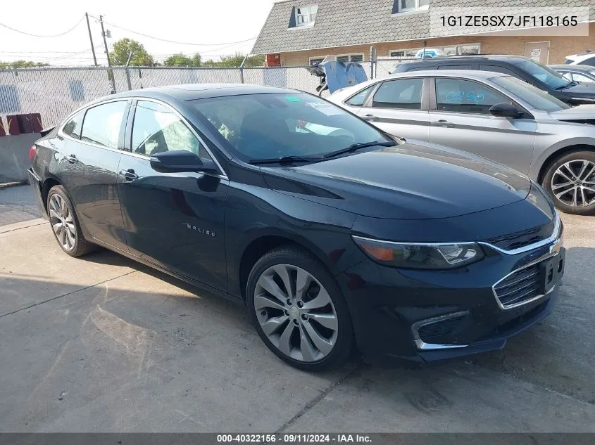 1G1ZE5SX7JF118165 2018 Chevrolet Malibu Premier