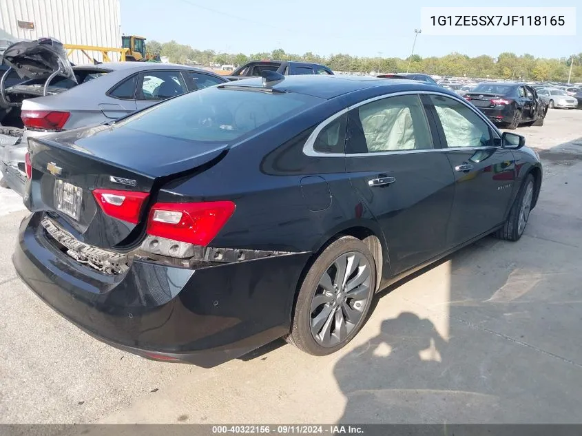 1G1ZE5SX7JF118165 2018 Chevrolet Malibu Premier