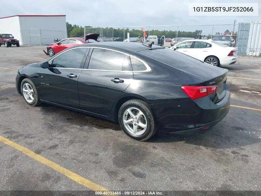 2018 Chevrolet Malibu Ls VIN: 1G1ZB5ST9JF252066 Lot: 40323465