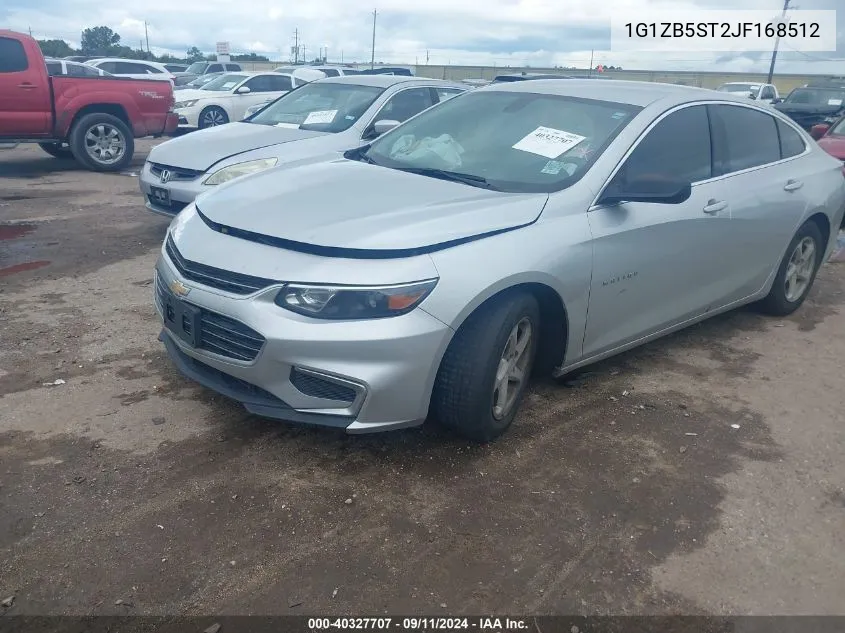 2018 Chevrolet Malibu 1Ls VIN: 1G1ZB5ST2JF168512 Lot: 40327707