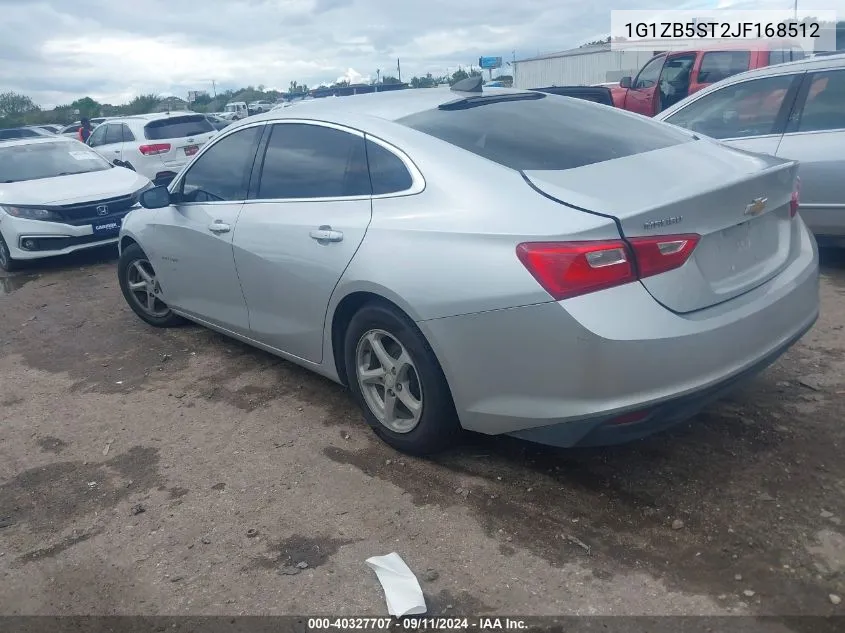 2018 Chevrolet Malibu 1Ls VIN: 1G1ZB5ST2JF168512 Lot: 40327707