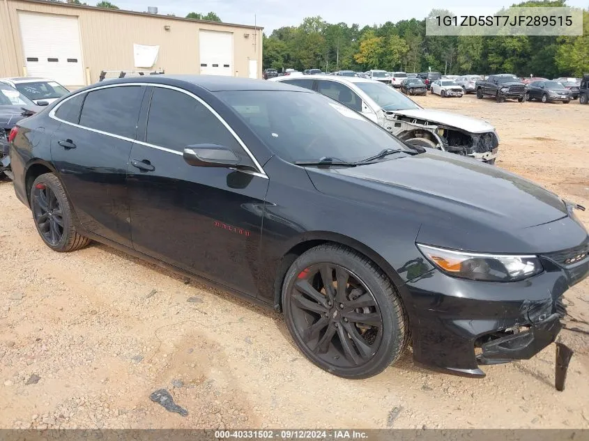 2018 Chevrolet Malibu Lt VIN: 1G1ZD5ST7JF289515 Lot: 40331502